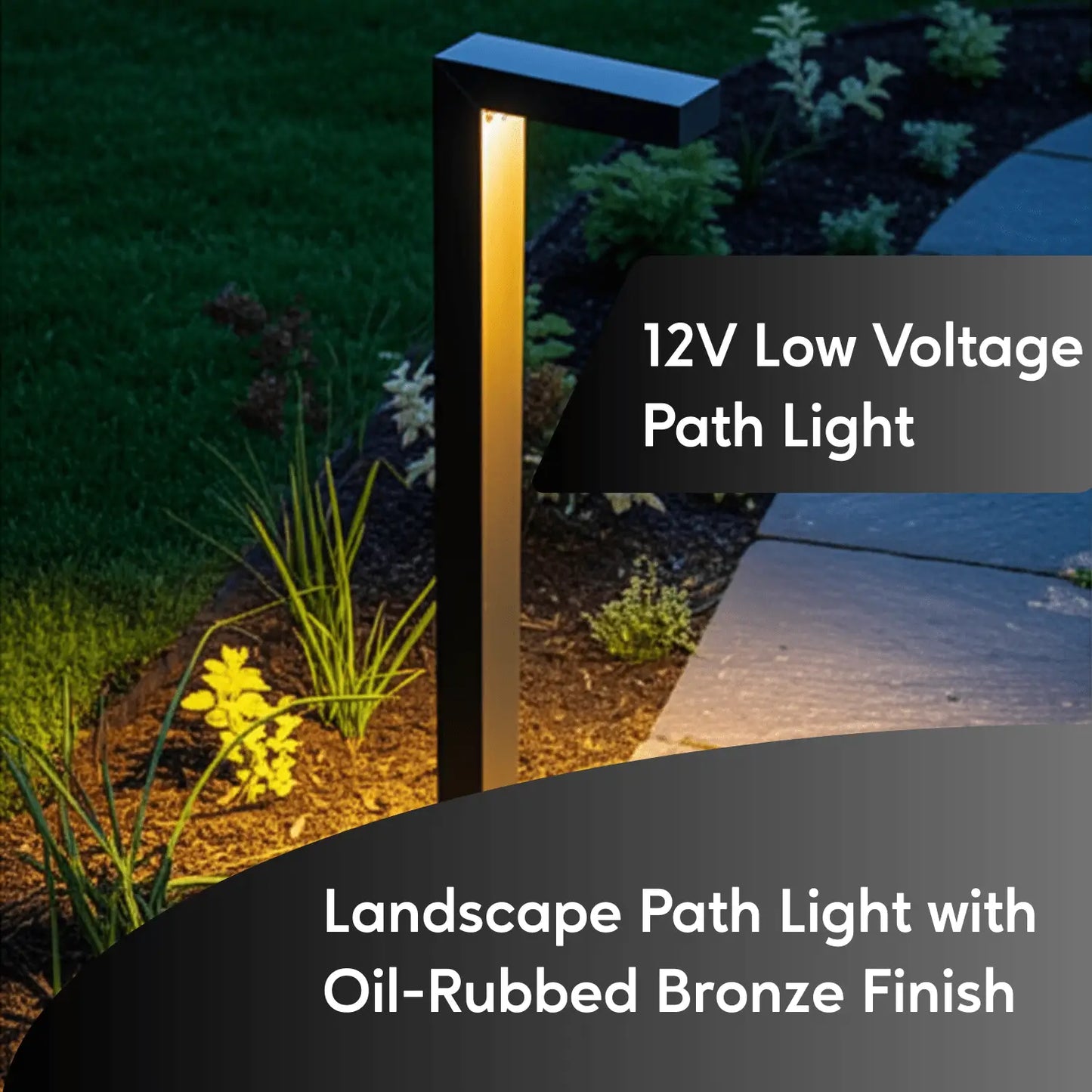 12V Brass Waterproof Walkway Lights - LED & Halogen | G4 Bulb Not Included - Path Light Fixture