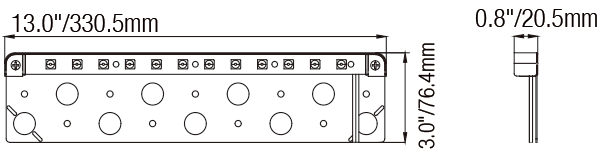 13’’ Waterproof LED Hardscape Paver Light Landscape for Outdoor - hardscape lights