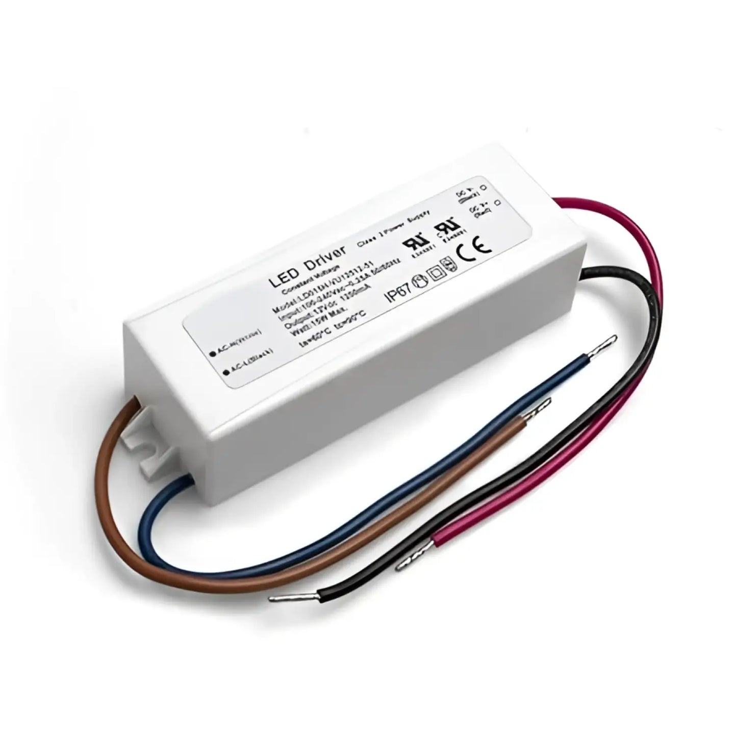 15.12W LED Drivers 24V | Constant Voltage 100-240V AC to 24V DC - 100 Volts - 240 Volts / 24V / 15.12 Watt - LED Driver