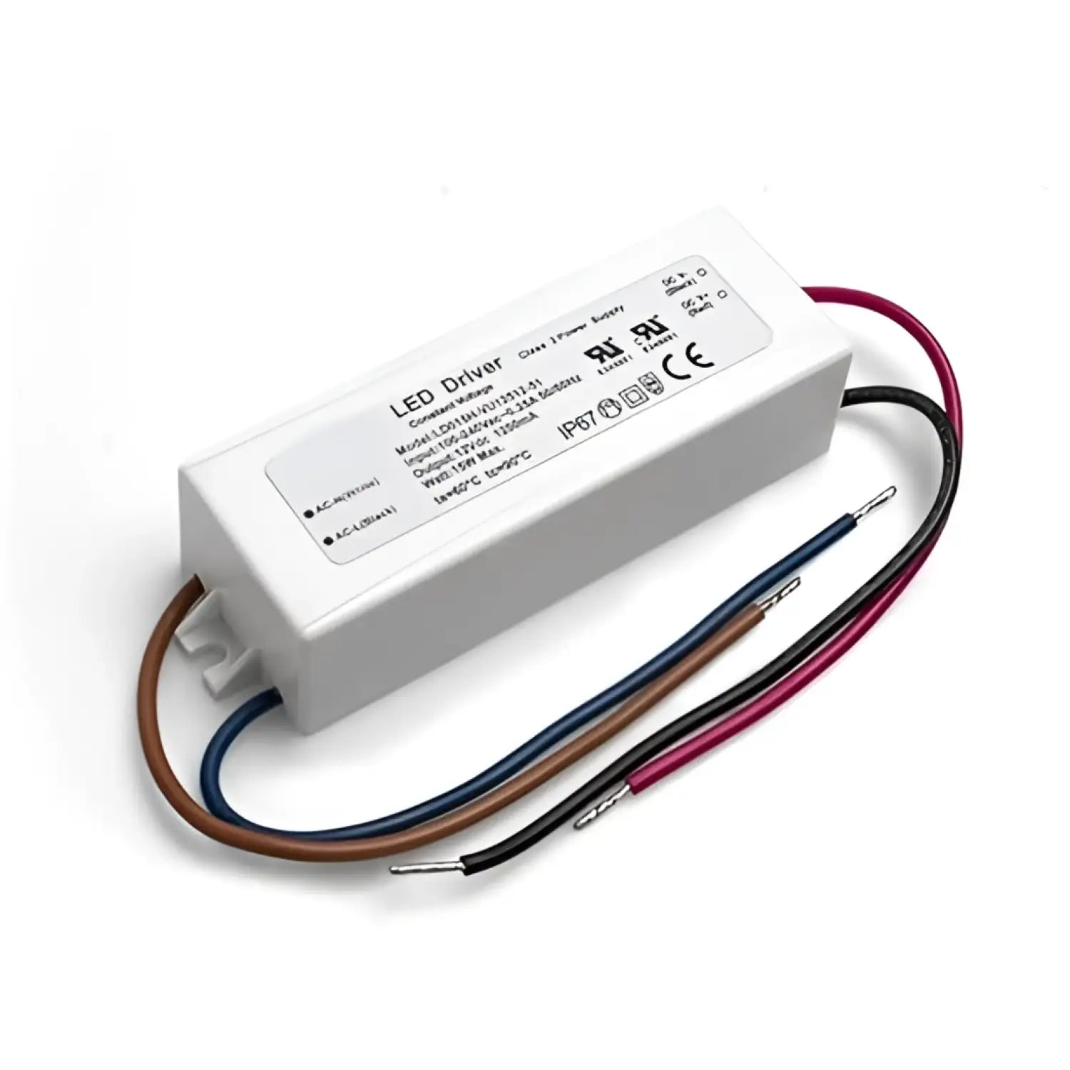 15.12W LED Drivers 24V | Constant Voltage 100-240V AC to 24V DC - 100 Volts - 240 Volts / 24V / 15.12 Watt - LED Driver