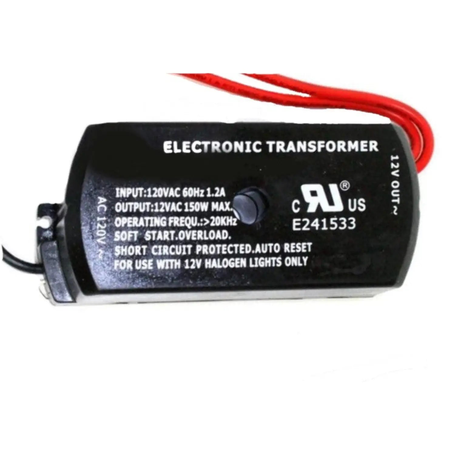 150 Watt Halogen Electronic Potted Transformer - 120 Volt / 12 Volt / 150 Watt Max - Transformer