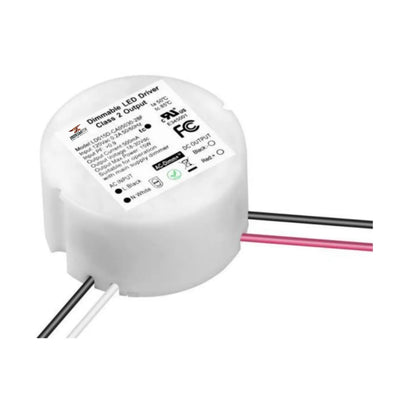 15W LED Driver with Dimmer | 120V AC to 26-43V DC Triac Dimmable - 120 Volts / 26V - 43V / 15 Watt - LED Driver