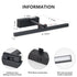 16-Inch Modern Black Dimmable LED Vanity Lights for Wall Lighting - Black - Indoor Wall Light