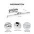 16 inch wall lights with batteries rechargeable