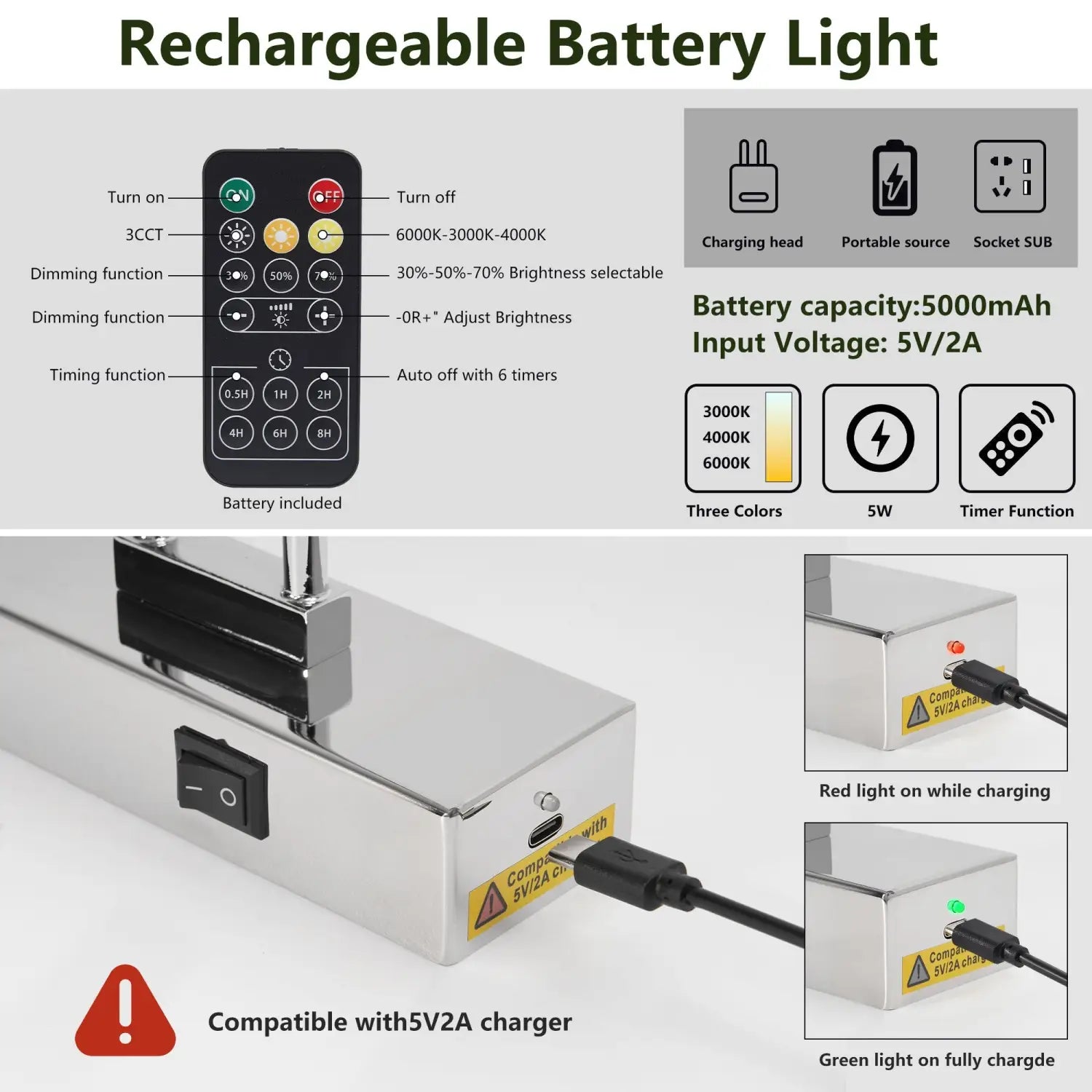 16 inch wall lights with batteries rechargeable_5