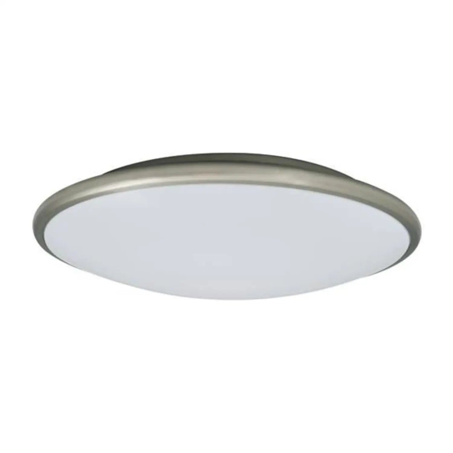17’’ 35W LED Euro Style Saucer-Dimmable | 3000K Correlated Color Temperature - Brush Nickel / 35 Watt LED - Ceiling