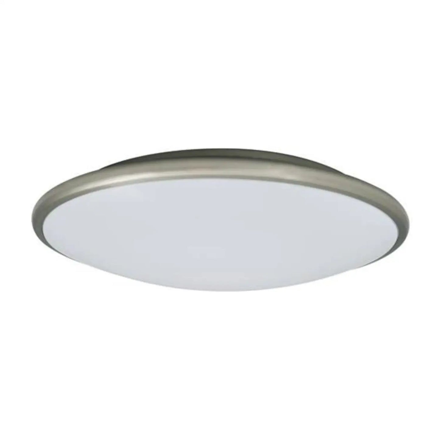 17’’ 35W LED Euro Style Saucer-Dimmable | 3000K Correlated Color Temperature - Brush Nickel / 35 Watt LED - Ceiling