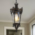 18’’ Height Antique Crown Hanging Lantern with Waterproof for Indoor & Outdoor - Hanging Light