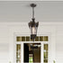 18’’ Height Antique Crown Hanging Lantern with Waterproof for Indoor & Outdoor - Hanging Light