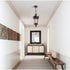 18’’ Height Antique Crown Hanging Lantern with Waterproof for Indoor & Outdoor - Hanging Light