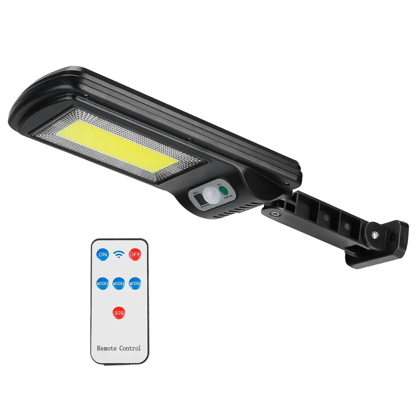 1Pc 450W 300W 200W Solar Powered Motion Sensor Wall Lights Outdoor IP65 Waterproof 3 Modes With Remote Control