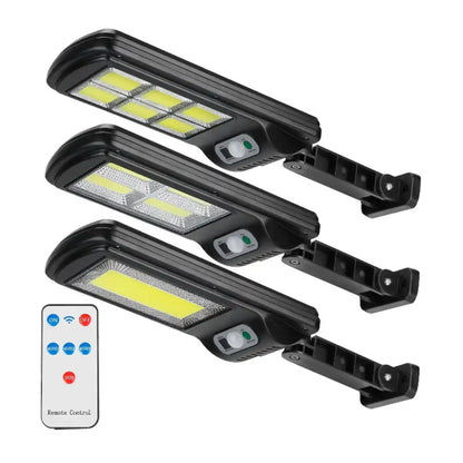 1Pc 450W 300W 200W Solar Powered Motion Sensor Wall Lights Outdoor IP65 Waterproof 3 Modes With Remote Control