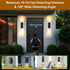 2 pack Outdoor Wall Light with Sensor Modern Dusk to Dawn Sconce - Black - Outdoor Wall Lights