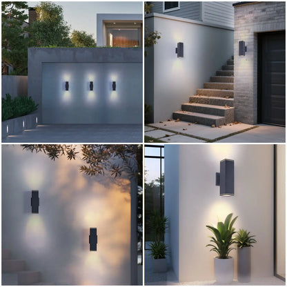 2-Pack Wall Sconce Modern Fixture with Waterproof of Indoor & Outdoor