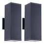 2-Pack Wall Sconce Modern Fixture with Waterproof of Indoor & Outdoor