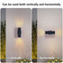 2-Pack Wall Sconce Modern Fixture with Waterproof of Indoor & Outdoor