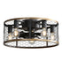 Metallic Black Ceiling Fan Black 12V Hanging Light