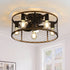 Metallic Black Ceiling Fan Black 12V Hanging Light