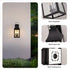 20’’ Modern Outdoor Wall Lantern Black: 2-Light Exterior Wall Sconce - Black - Outdoor Wall Lights