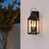 20’’ Modern Outdoor Wall Lantern Black: 2-Light Exterior Wall Sconce - Black - Outdoor Wall Lights