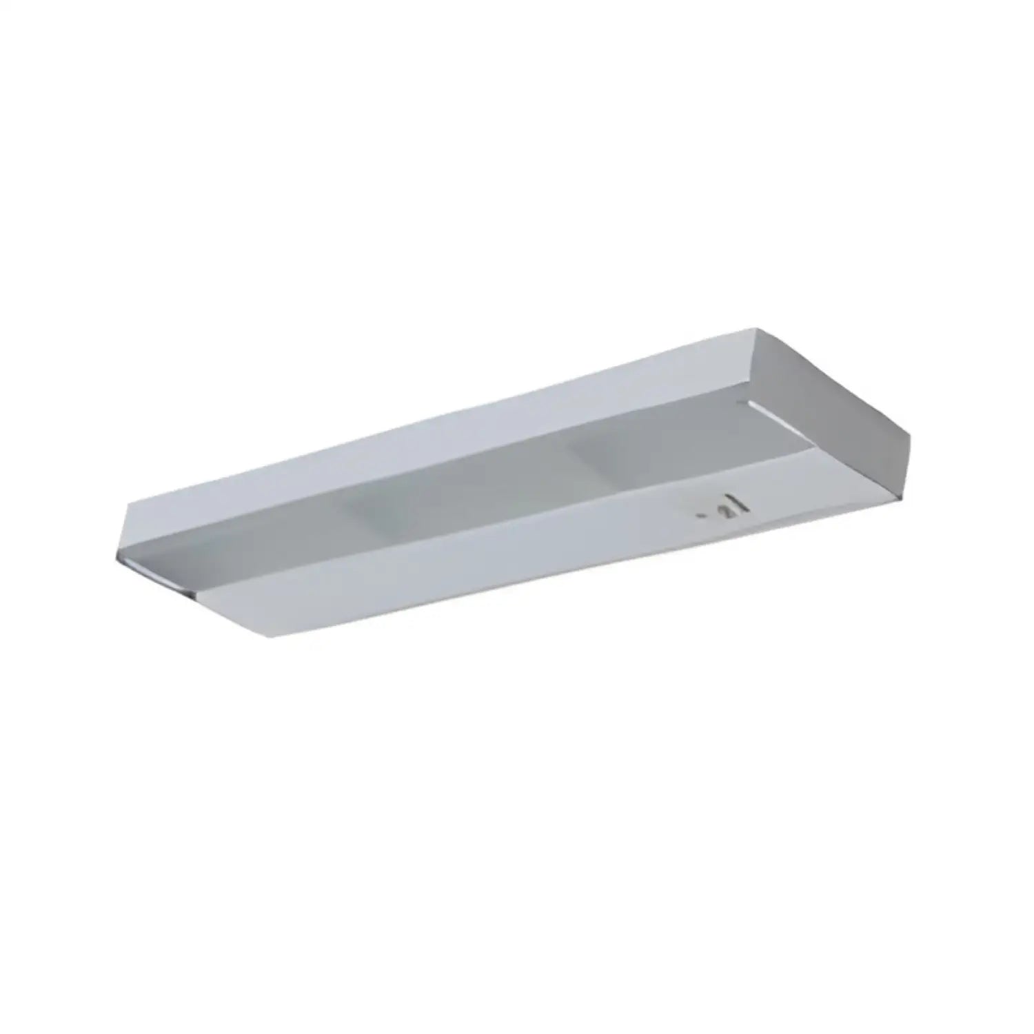 21 Inch 6W 120V LED Light with Hinged Lens High Low Off Switch and 3000K CCT - White - Undercabinet Light