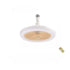 26CM Remote Control LED Light and Fan - Ceiling Fan with E27 Lamp - Upgraded 30w yellow - Hanging Fan