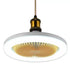 26CM Remote Control LED Light and Fan - Ceiling Fan with E27 Lamp - Hanging Fan