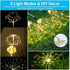 2Pcs Solar Powered Starburst Light with 240 LEDs For Spring Garden Decoration - Solar Light