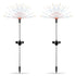 2Pcs Solar Powered Starburst Light with 240 LEDs For Spring Garden Decoration - Colorful Lighting - Solar Light