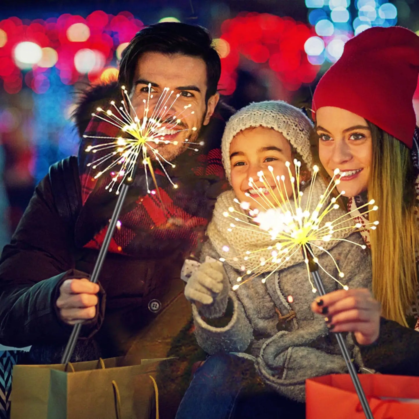 2Pcs Solar Powered Starburst Light with 240 LEDs For Spring Garden Decoration - Solar Light