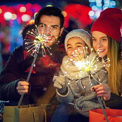 2Pcs Solar Powered Starburst Light with 240 LEDs For Spring Garden Decoration - Solar Light