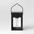 2pk Solar LED Outdoor Deck Lights Matte Black - 2Pack - 12V Hanging Light