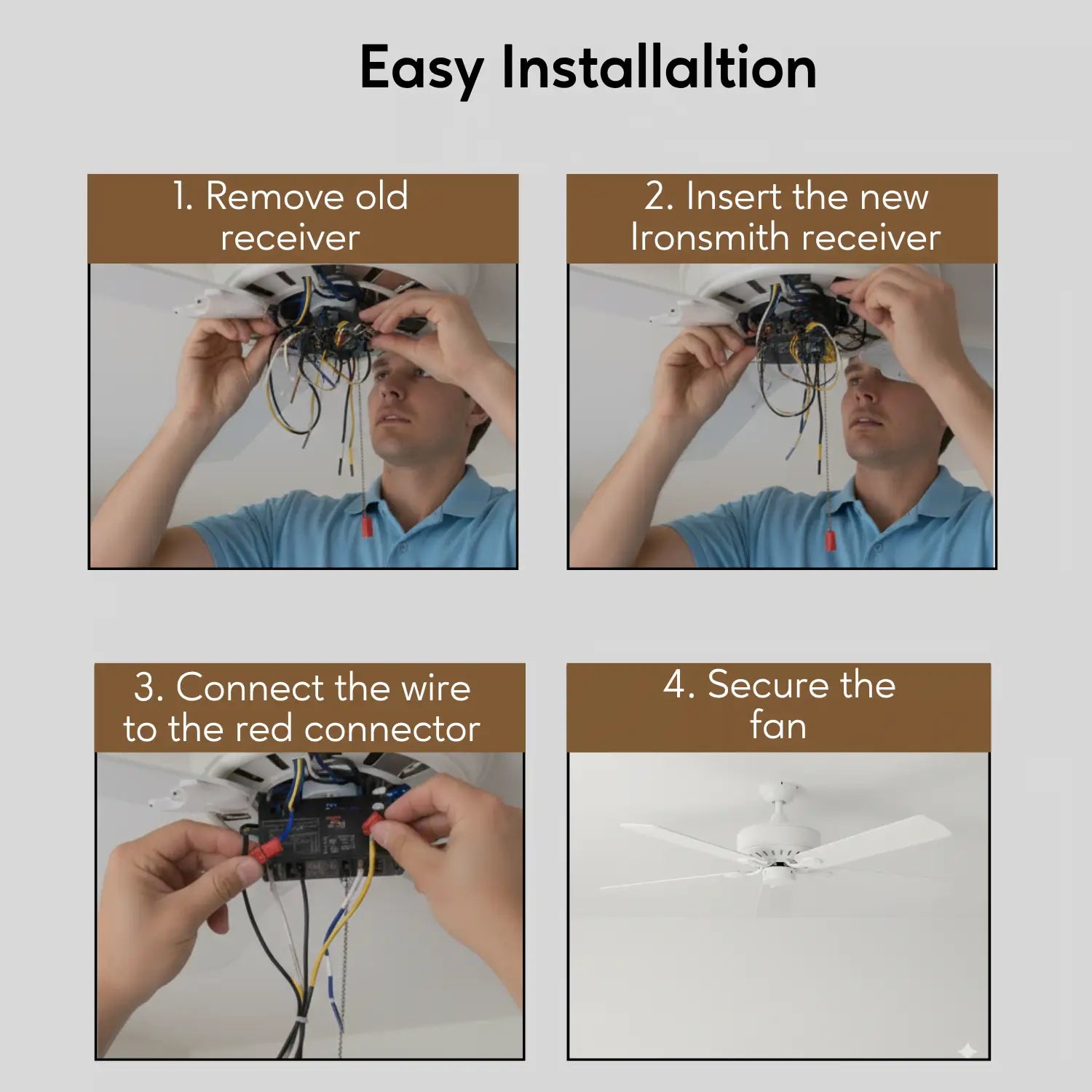 3-in-1 Remote Control for Ceiling Fan - Ceiling Fan Control