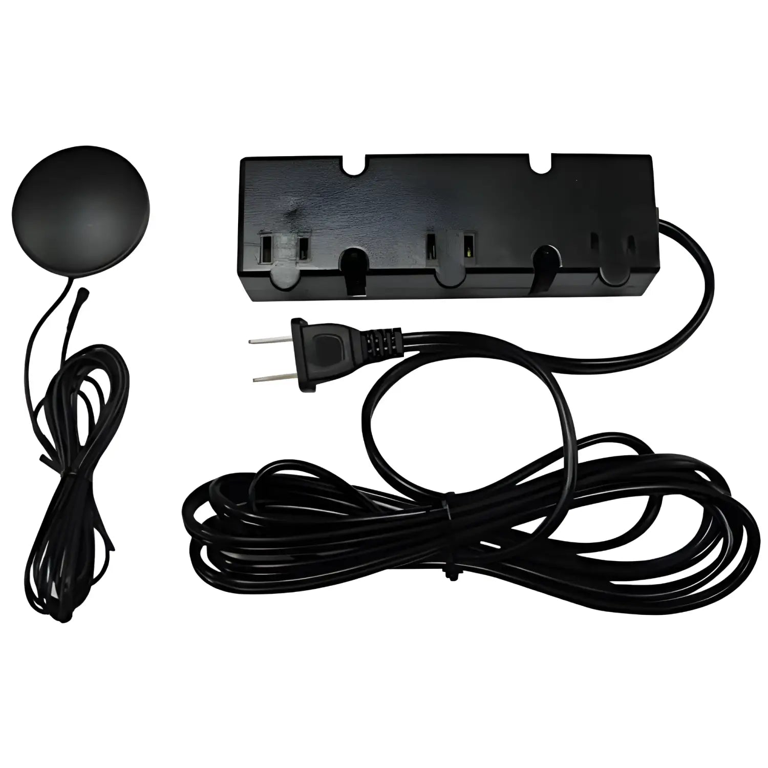 3 Level touch Light Dimmer with 3 Plug - Receptacles 120V - Black / 120 Volts / 200 Watts - Transformer