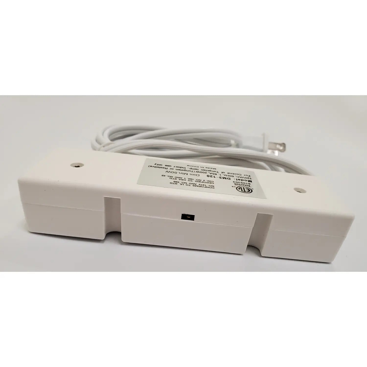 3 Level touch Light Dimmer with 3 Plug - Receptacles 120V - Transformer