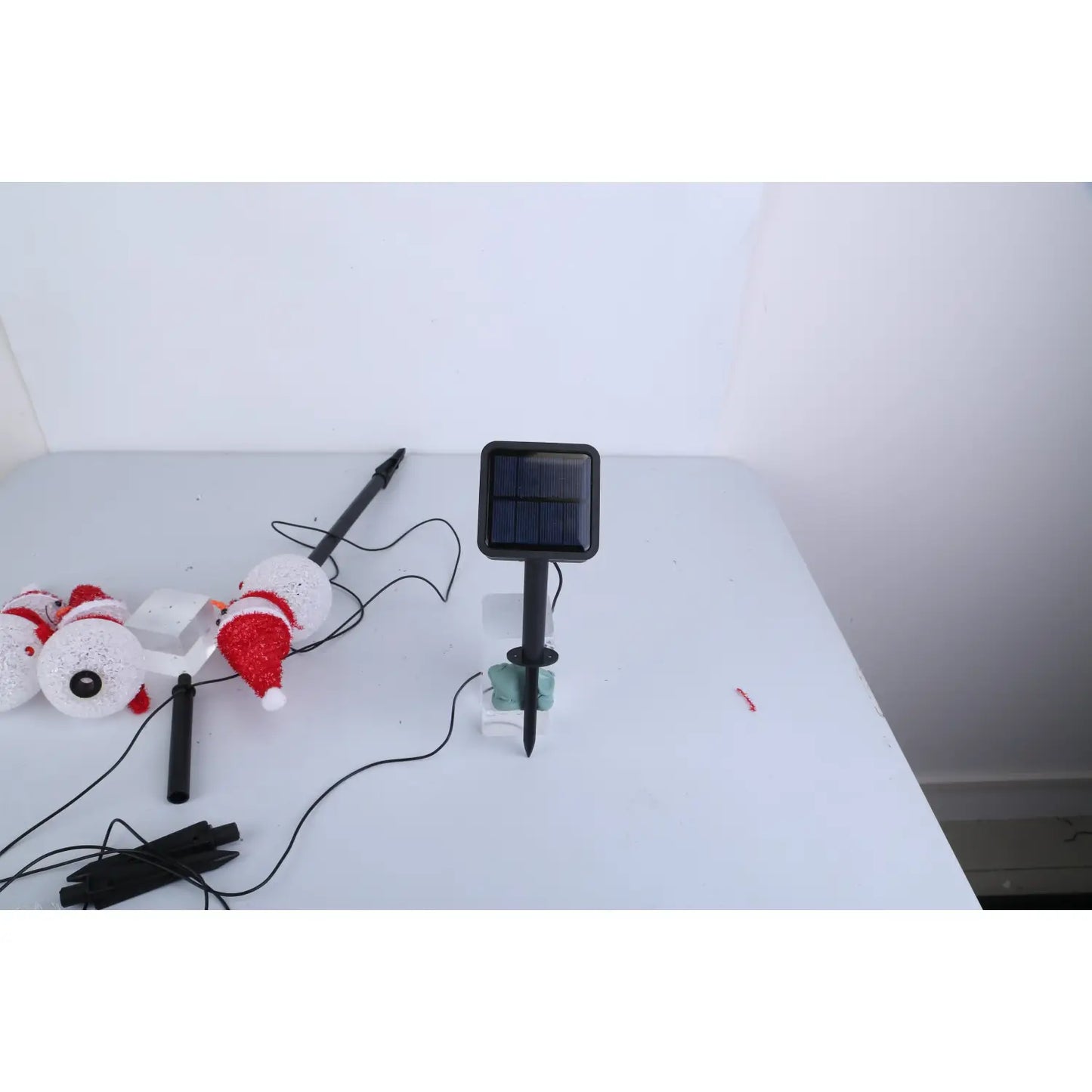 3-Pack Outdoor Christmas Light Solar Snowman Stake | IP55 Waterproof LED Pathway Lamp - Snowman - Decorative Lights