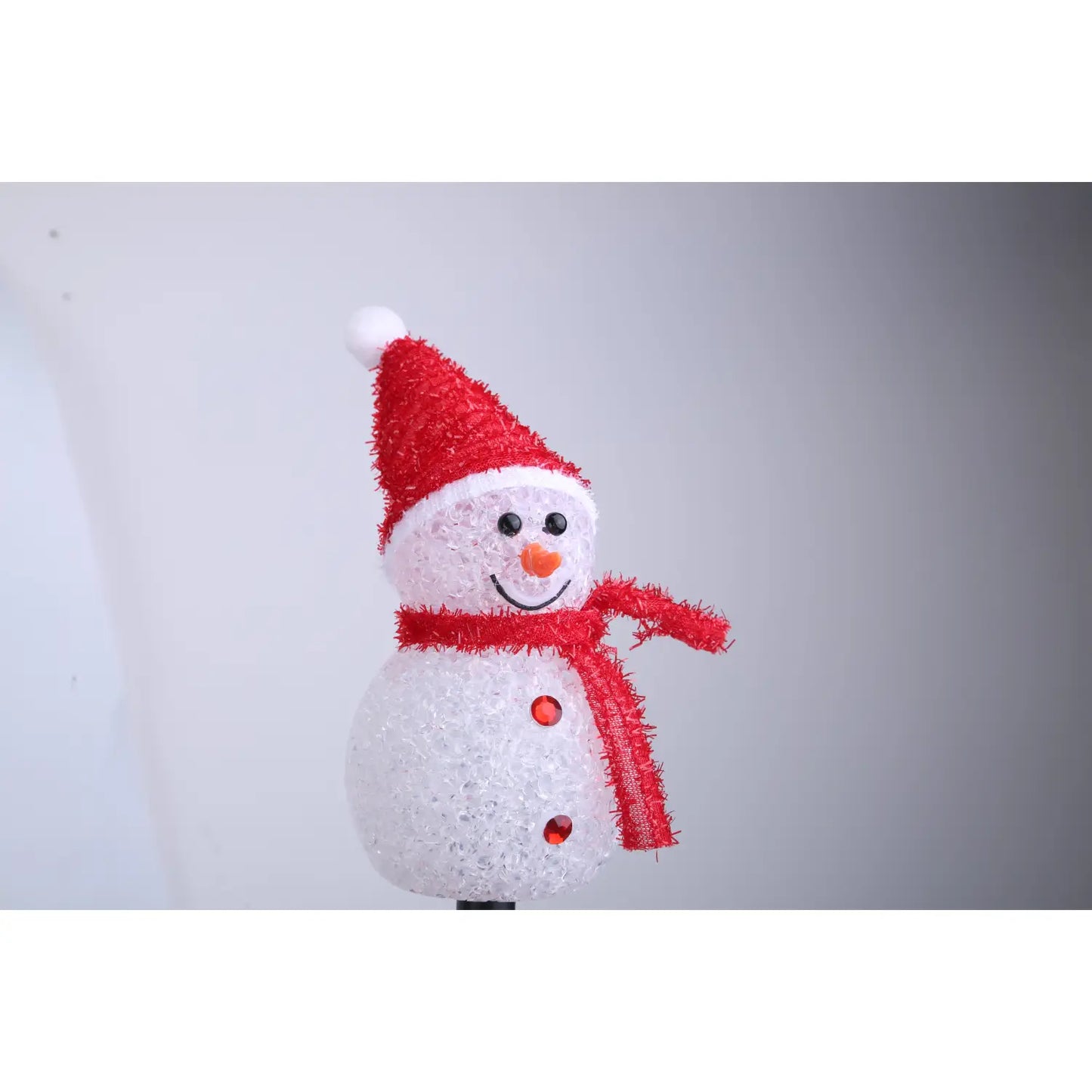3-Pack Outdoor Christmas Light Solar Snowman Stake | IP55 Waterproof LED Pathway Lamp - Snowman - Decorative Lights