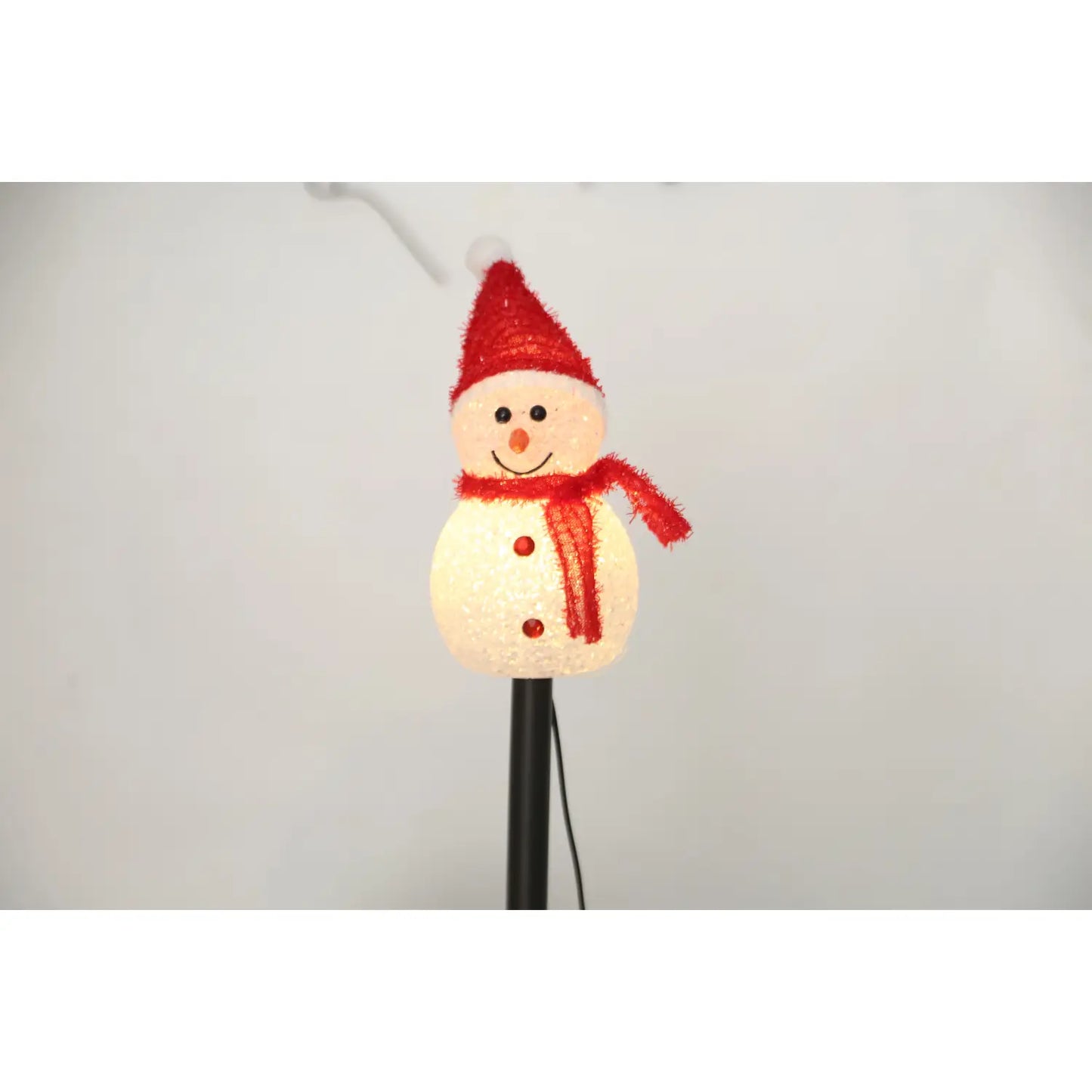 3-Pack Outdoor Christmas Light Solar Snowman Stake | IP55 Waterproof LED Pathway Lamp - Snowman - Decorative Lights