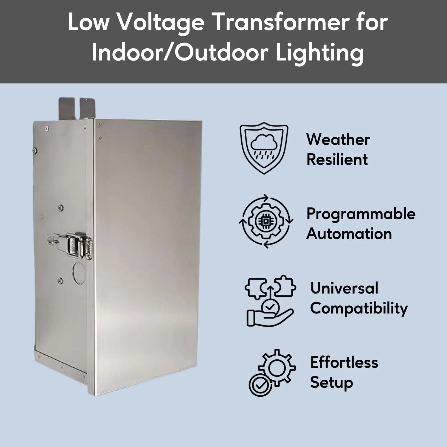300W Multi-Tap Low Voltage Transformers | 12V - 15V - 120 Volt / 12 VOLT - 15 VOLT / 300 Watt - Landscape Transformers