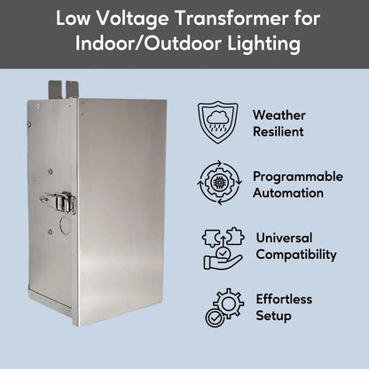 300W Multi-Tap Low Voltage Transformers | 12V - 15V - 120 Volt / 12 VOLT - 15 VOLT / 300 Watt - Landscape Transformers