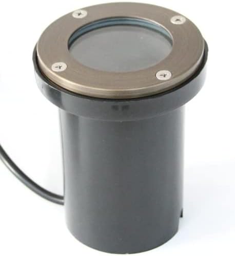 In-Ground Well Modern Lighting Fixtures with Brass Cover (Flat Top)