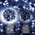 Christmas Rope Lights,1000LED 328Ft Outdoor Decorative String Strobe - As picture - 12V Hanging Light