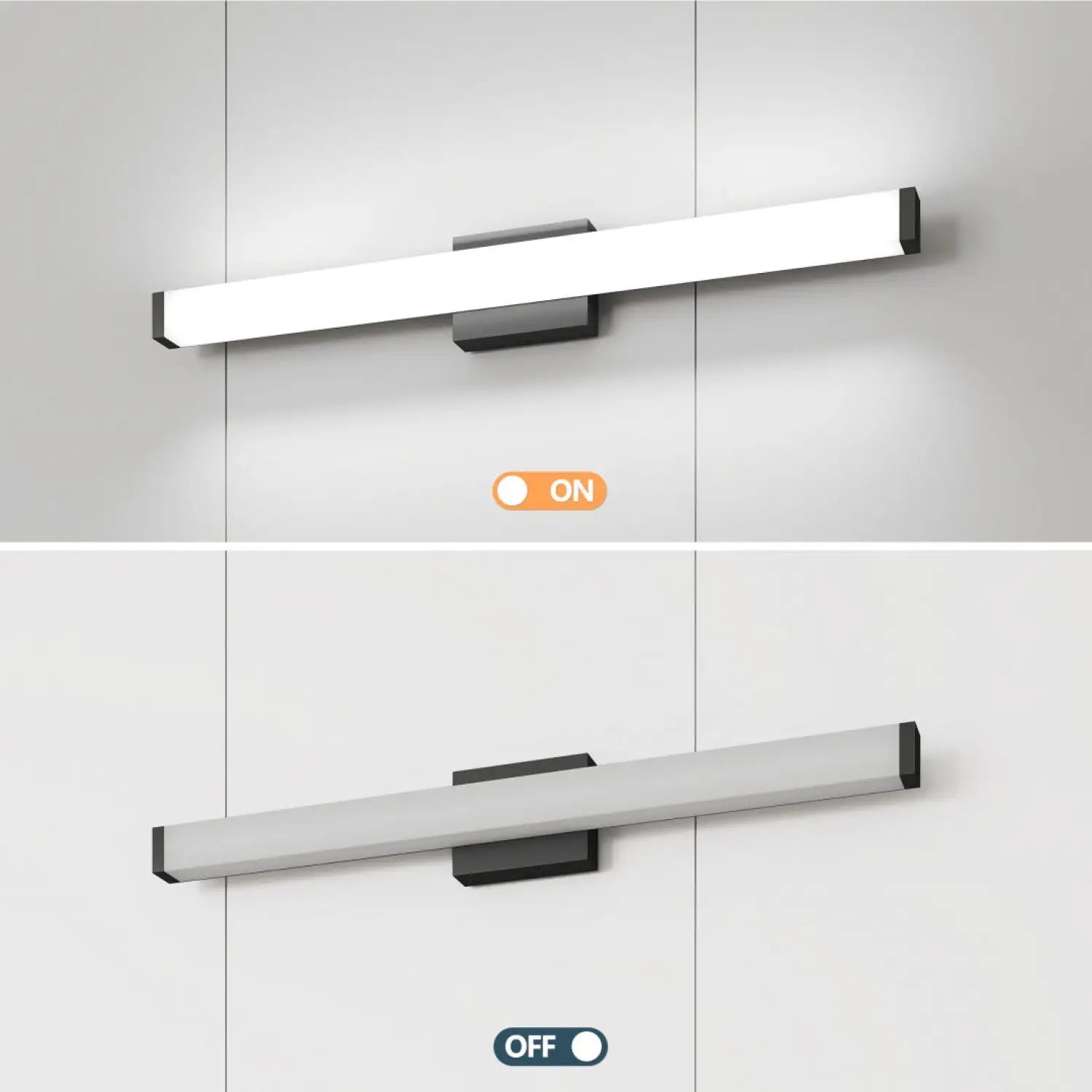 33 inch modern led vanity light fixture for mirrors and cabinets