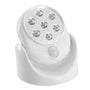 360-Degree Rotatable Spotlight LED Featuring Smart Motion Sensing - White - Spot Light