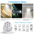 360-Degree Rotatable Spotlight LED Featuring Smart Motion Sensing - White - Spot Light