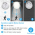 360-Degree Rotatable Spotlight LED Featuring Smart Motion Sensing - White - Spot Light