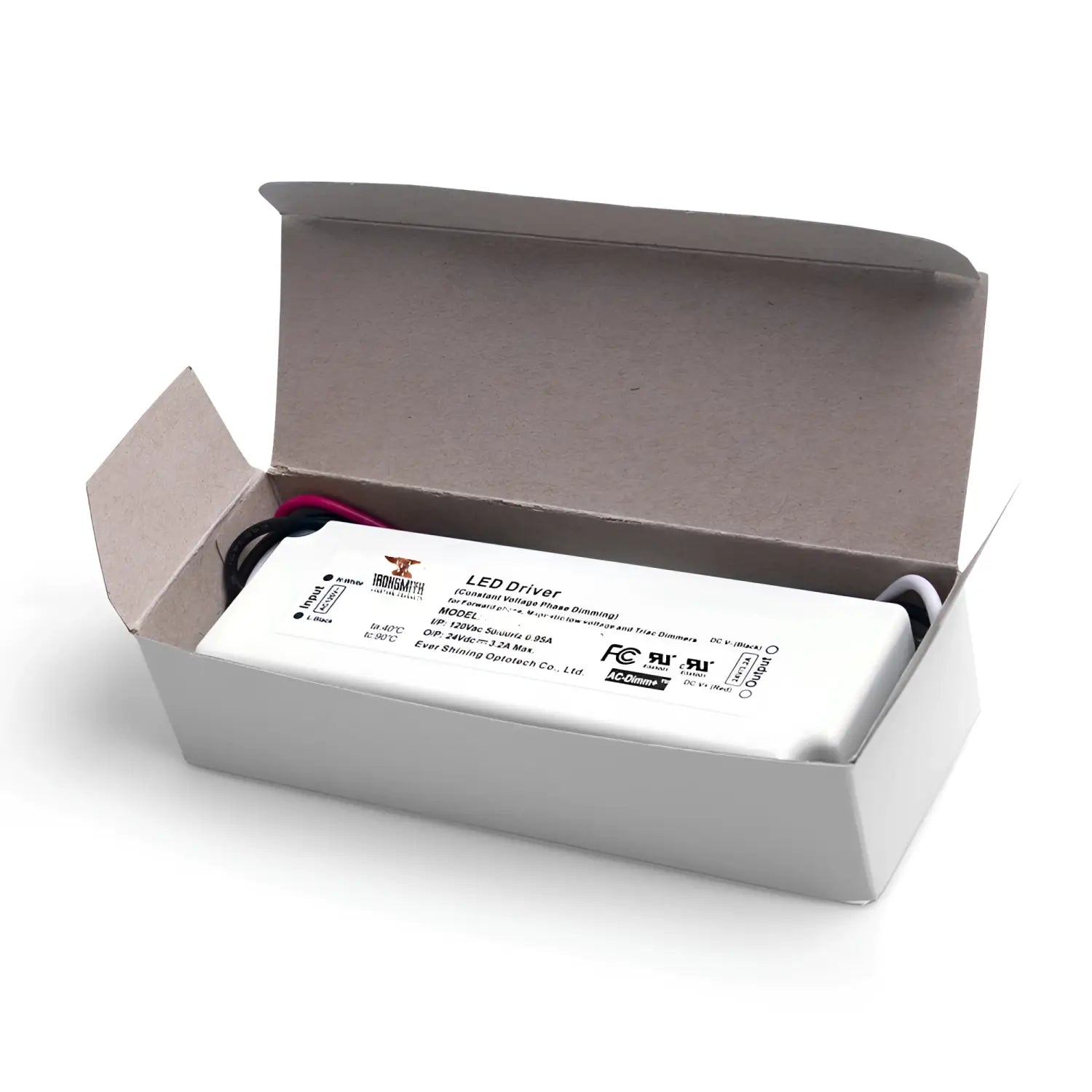 36W LED Driver for LED Lights | 100-240V AC to 48V DC Constant Voltage - 100 Volts - 240 Volts / 48V / 36 Watt - LED