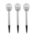 Solar Garden Lights Waterproof RGB Color Changing Pathway Lamps (3-Pack) - 3Pcs - Solar Light