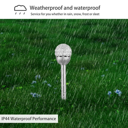 3Pcs Solar Pathway Lights IP44 Waterproof RGB Color Changing For Pathway Garden Walkway Yard Festival Decoration - 3Pcs