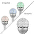Solar Garden Lights Waterproof RGB Color Changing Pathway Lamps (3-Pack) - 3Pcs - Solar Light